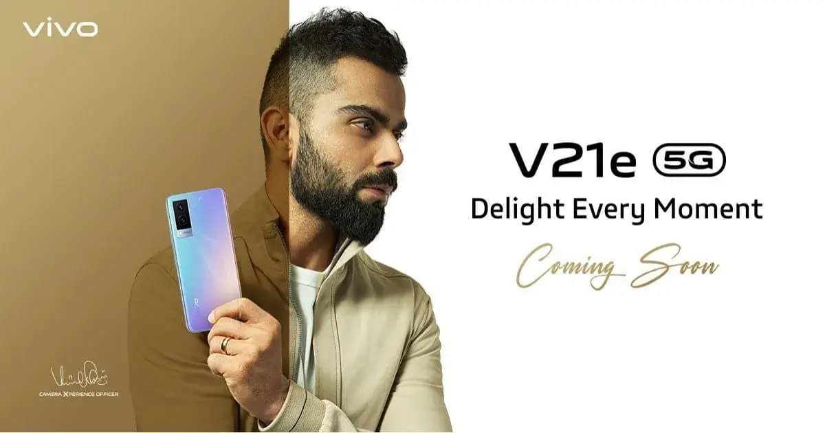 Vivo V21e 5G Launching in India Tomorrow at 5 PM on ...